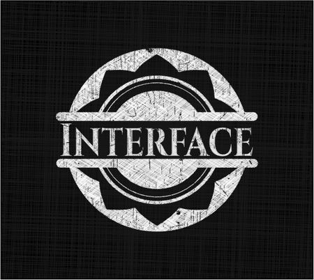 Interface chalkboard emblem