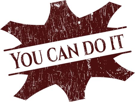 You can do it rubber stamp with grunge texture
