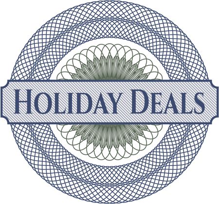 Holiday Deals rosette (money style emplem)