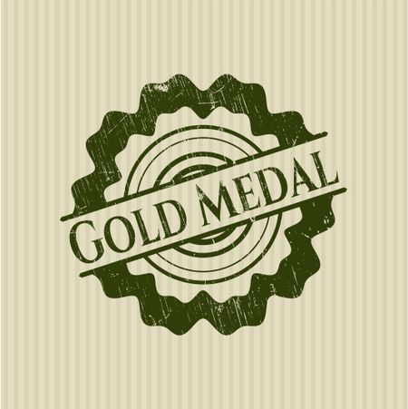 Gold Medal rubber texture