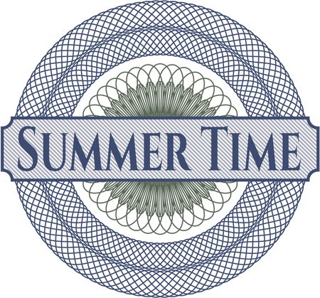 Summer Time abstract linear rosette