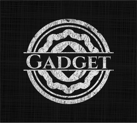 Gadget on blackboard