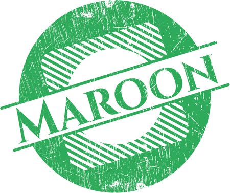 Maroon rubber grunge texture stamp
