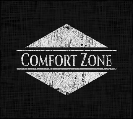 Comfort Zone chalkboard emblem