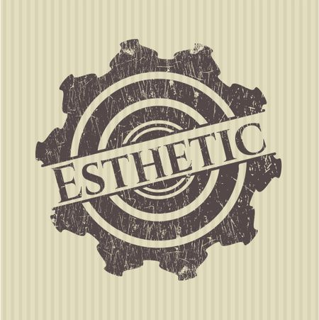 Esthetic rubber stamp
