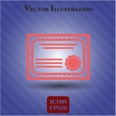 Certificate vector symbol