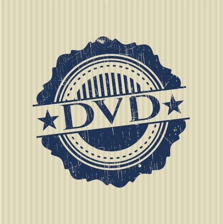 DVD rubber grunge seal