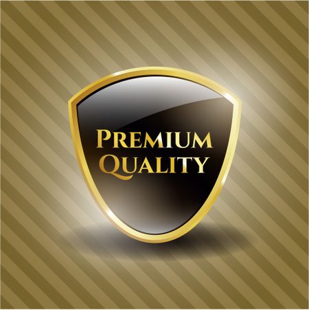 Premium Quality gold badge
