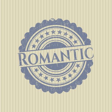Romantic grunge stamp