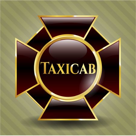 Taxicab gold emblem