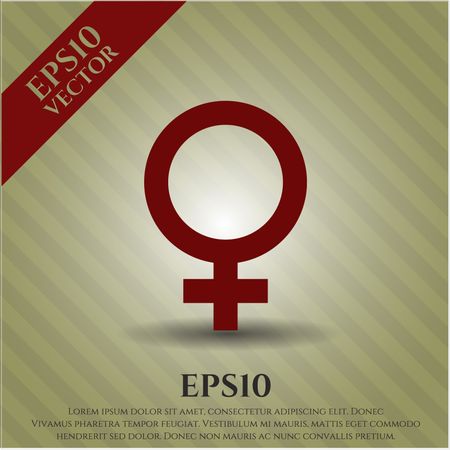 Female icon vector illustration