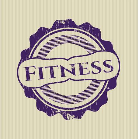 Fitness rubber stamp