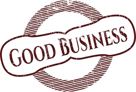 Good Business rubber stamp