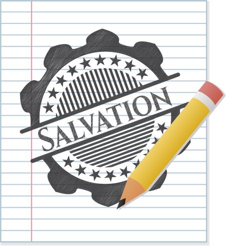 Salvation draw (oencil strokes)