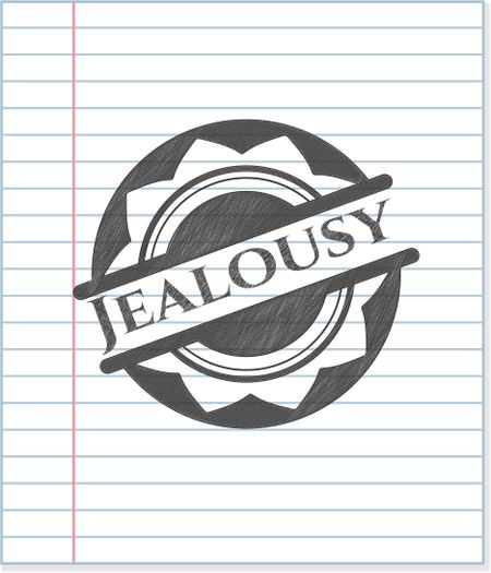 Jealousy with pencil strokes