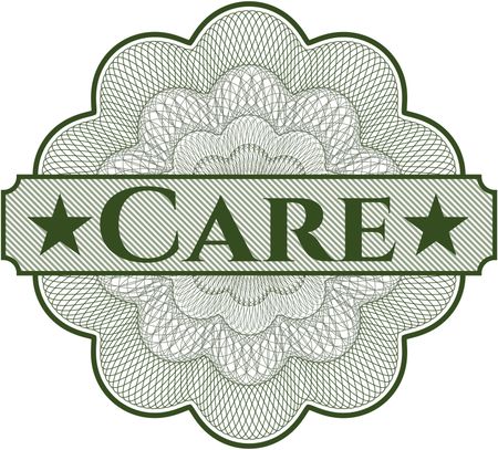 Care money style rosette