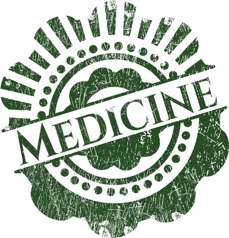 Medicine grunge seal