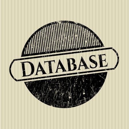 Database grunge seal