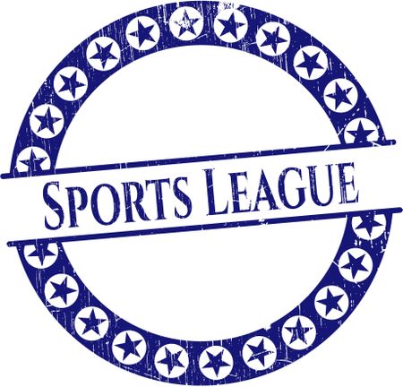 Sports League grunge seal