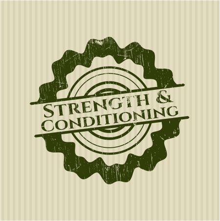 Strength and Conditioning grunge seal