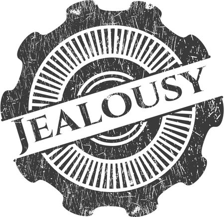 Jealousy rubber seal with grunge texture