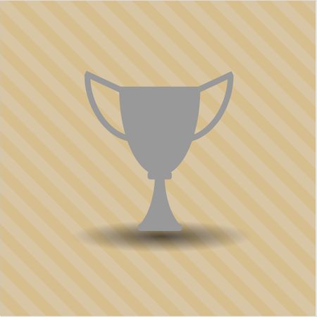 Trophy icon vector illustration