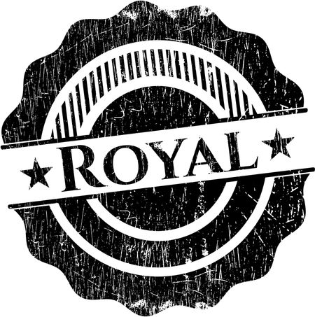 Royal grunge style stamp