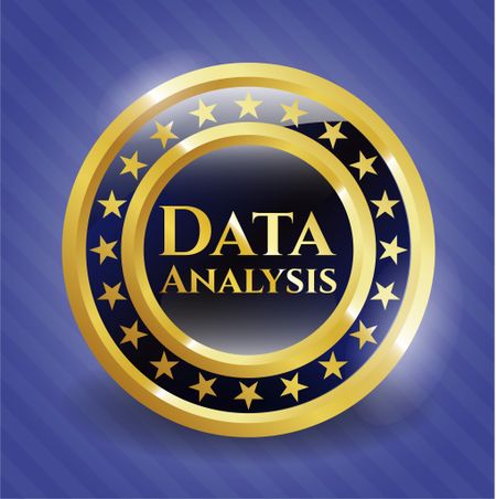 Data Analysis golden emblem