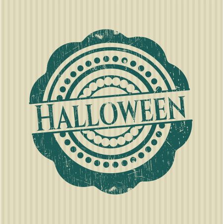 Halloween rubber grunge texture stamp