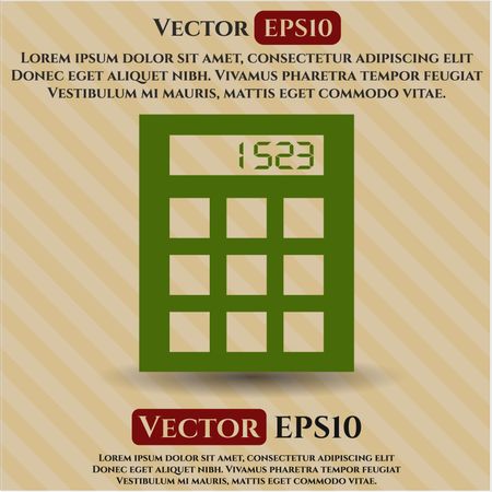 Calculator vector symbol