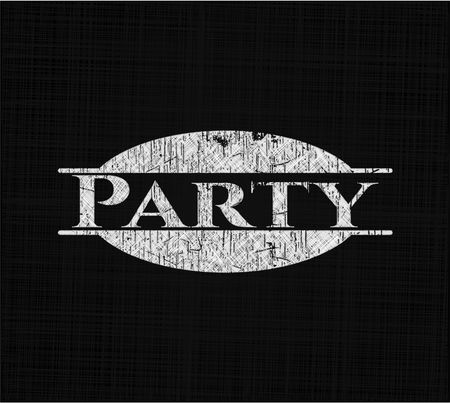 Party chalk emblem