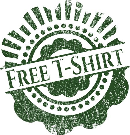 Free T-Shirt rubber texture