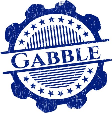 Gabble rubber grunge texture seal