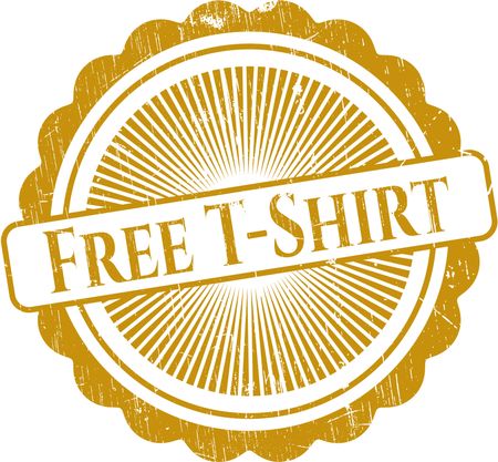 Free T-Shirt grunge seal