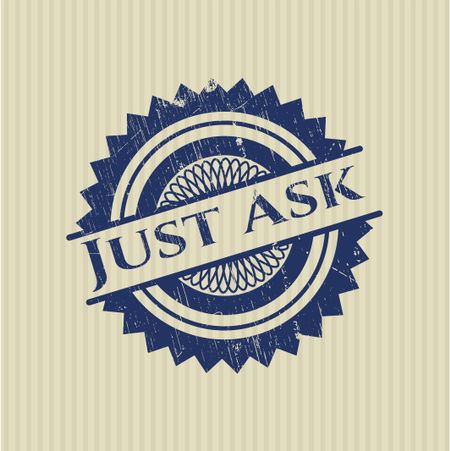 Just Ask rubber grunge texture seal