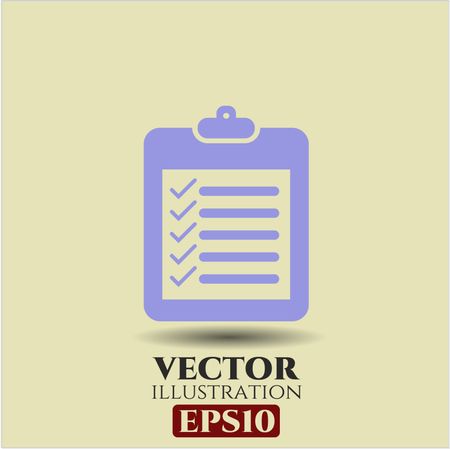 List icon vector illustration