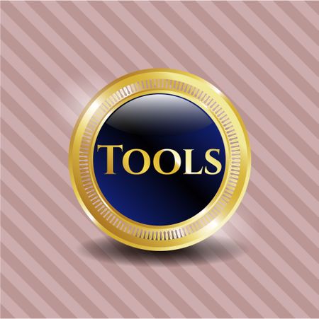 Tools golden emblem