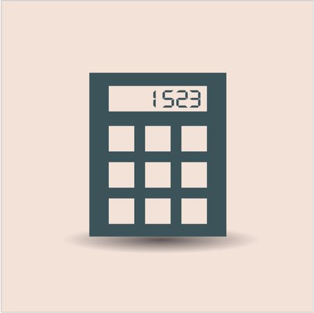 Calculator icon or symbol