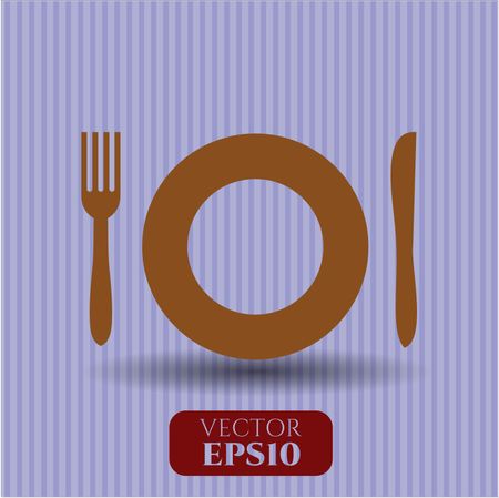 Restaurant vector icon or symbol