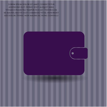Wallet icon vector illustration
