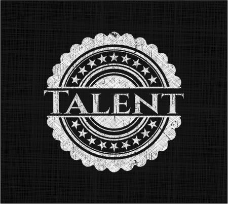 Talent chalk emblem