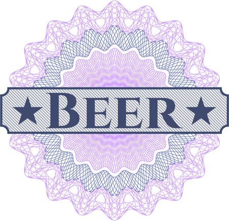 Beer abstract rosette