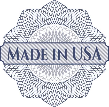 Made in USA abstract rosette