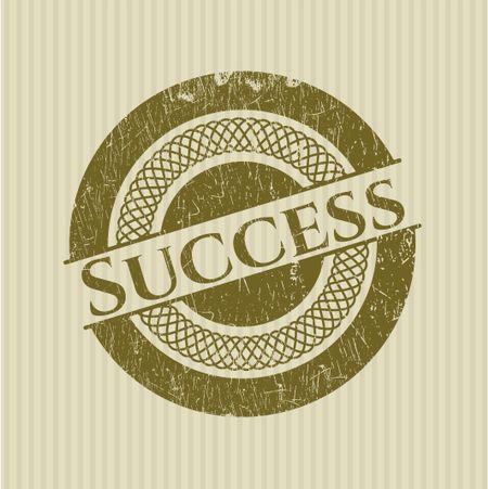 Success grunge stamp