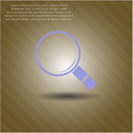 Magnifying glass vector icon