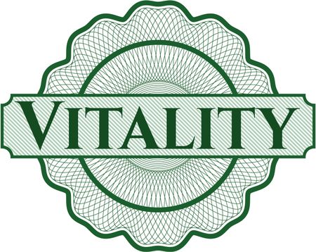 Vitality inside a money style rosette