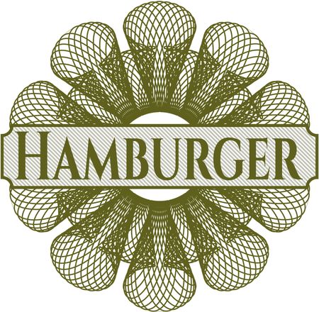 Hamburger money style rosette