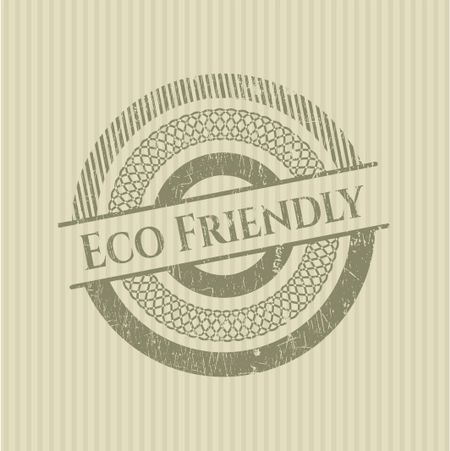 Eco Friendly grunge seal