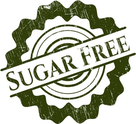 Sugar Free rubber seal with grunge texture