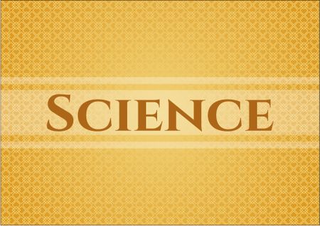 Science card, poster or banner